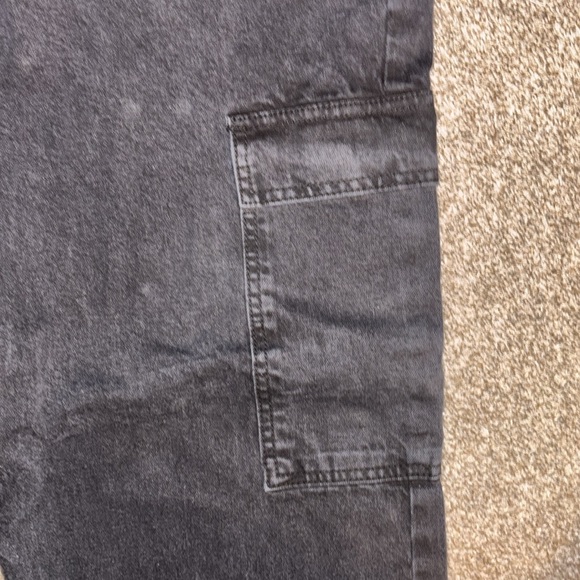 🐦⬛ ASOS DESIGN Cotton Blend Low Rise Cargo Jeans - Picture 7 of 10